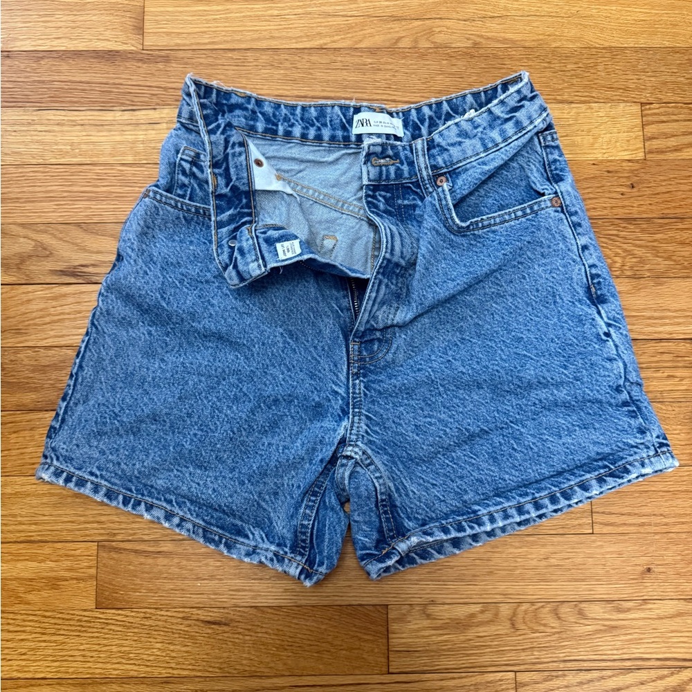 Zara Blue Jean Shorts